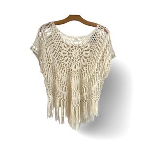 Crochet Fringed Top